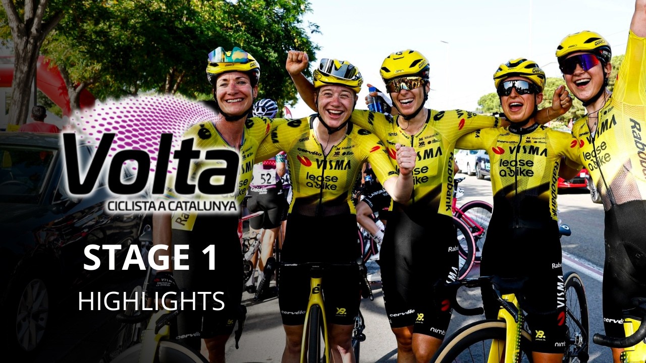 Veenhoven wins chaotic Catalunya opener for Visma